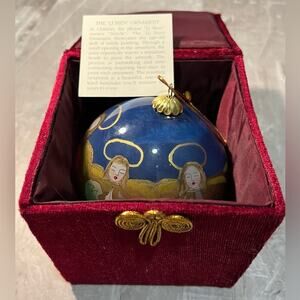 Pier 1 Li Bien 2000 glass angel ornament: NWT